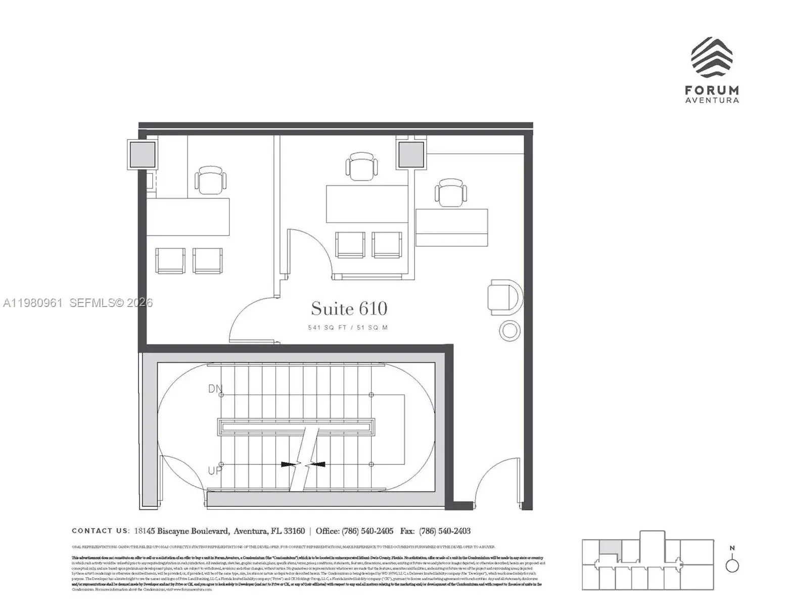 19790 W Dixie Hwy # 610, Aventura FL 33180