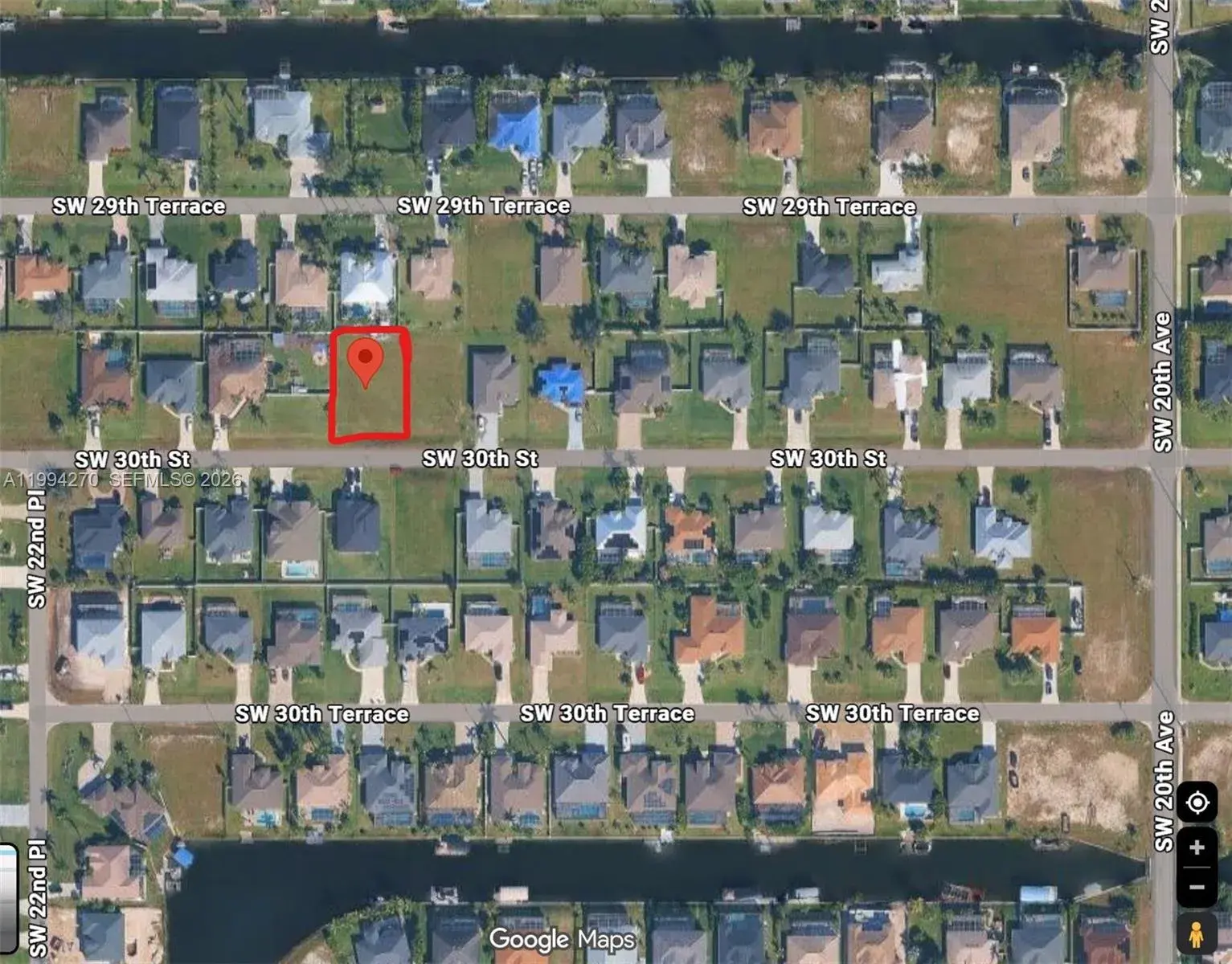 Land/Boat Docks for sale at 2115 SW 30th St, Cape Coral FL 33914