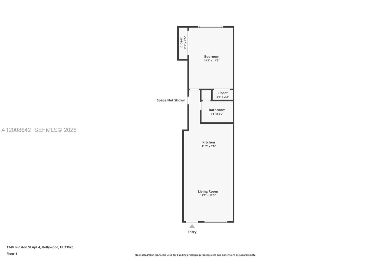 1740 Funston ST # 3, Hollywood FL 33020
