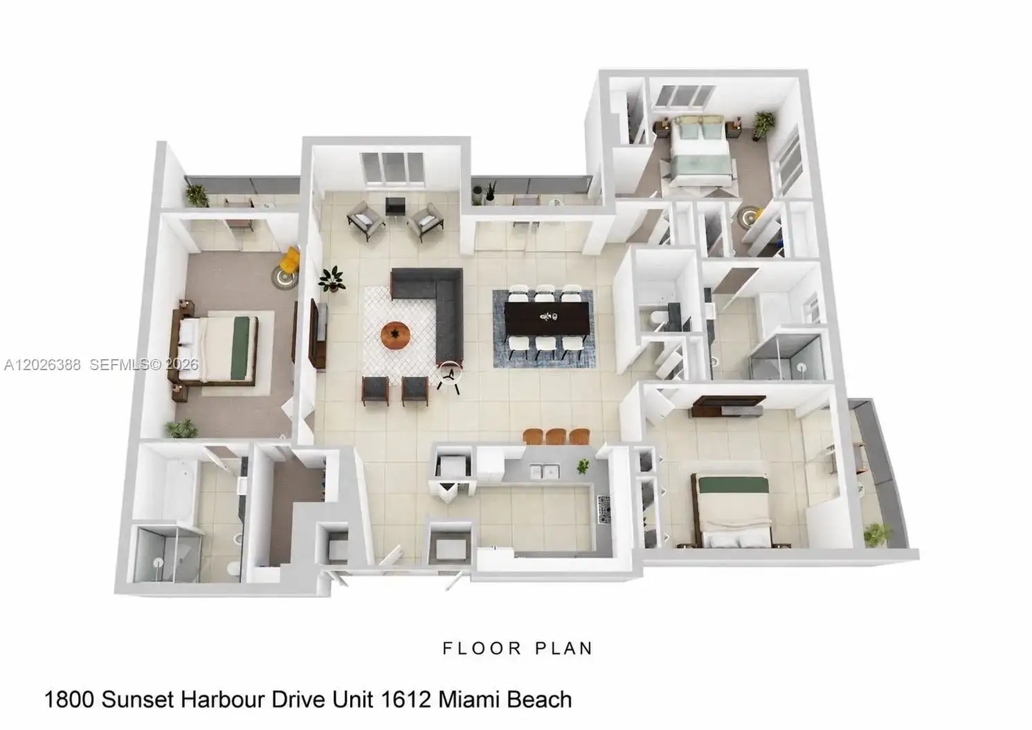 1800 Sunset Harbour # 1612, Miami Beach FL 33139 photo 3