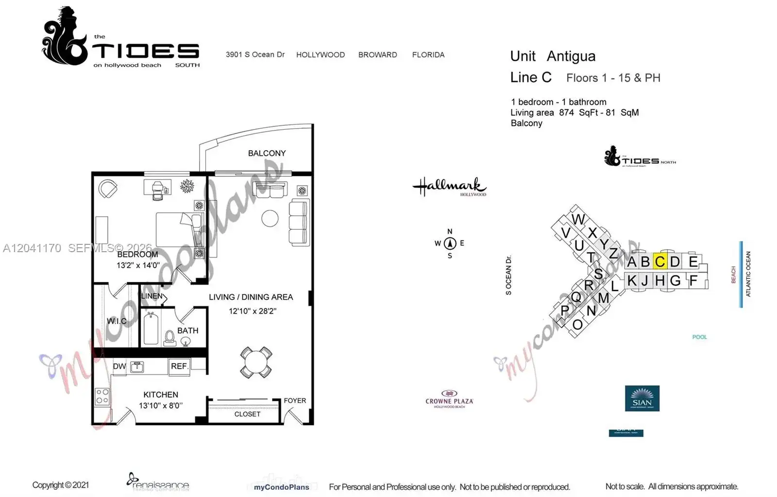 3901 S Ocean Dr # 8C, Hollywood FL 33019 photo 2