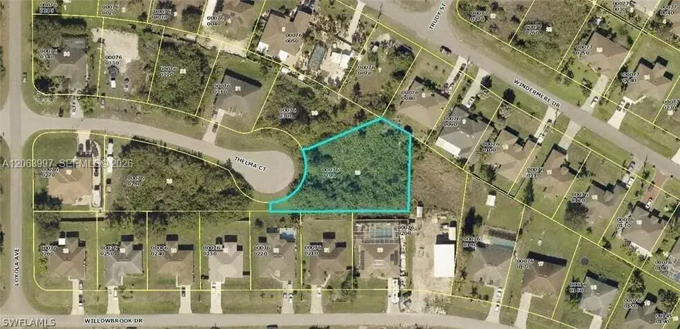 Land/Boat Docks for sale at 434 THELMA, Lehigh Acres FL 33972