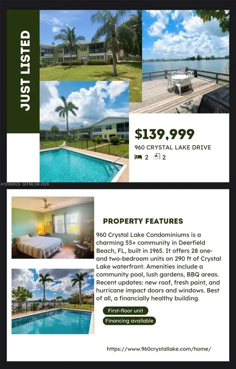 960 Crystal Lake Dr # 114, Deerfield Beach FL 33064