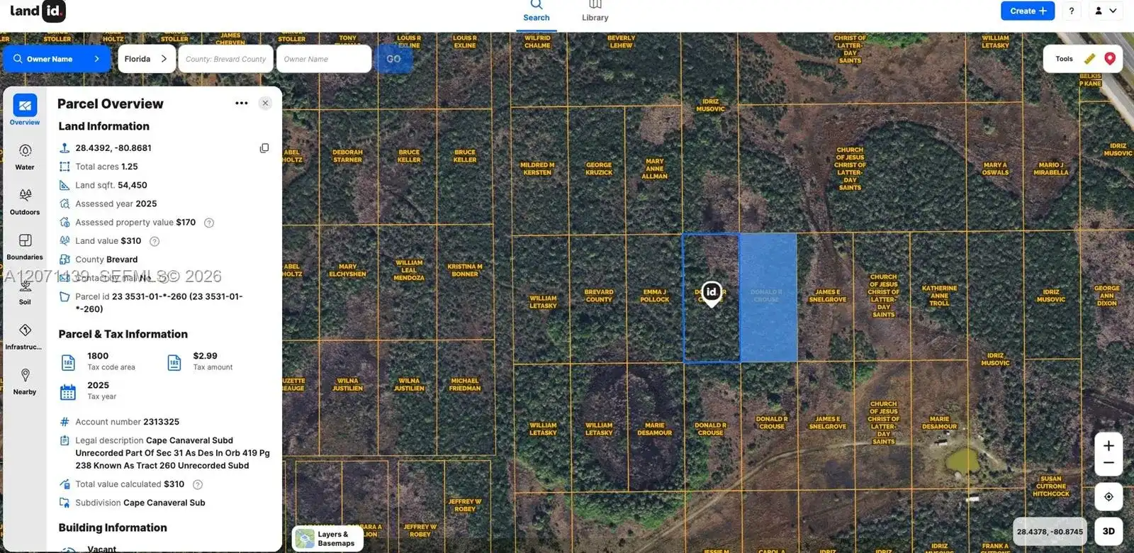 1 Unknown, Cocoa FL 32926