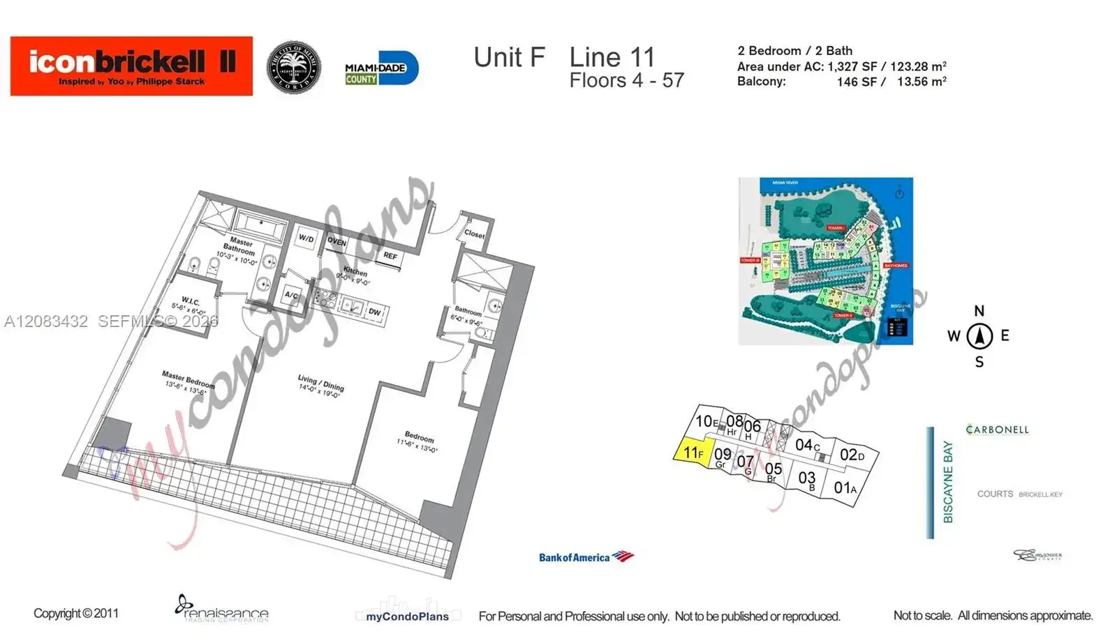 495 Brickell Ave # 2611, Miami FL 33131 photo 3