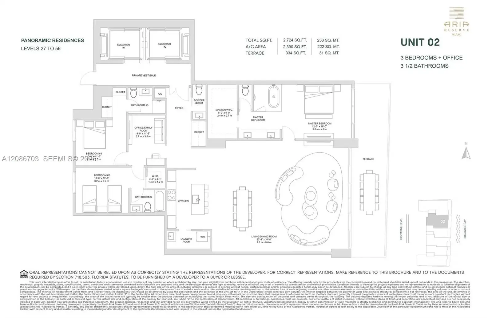 725 NE NE 24TH ST # 3002A, Miami FL 33137