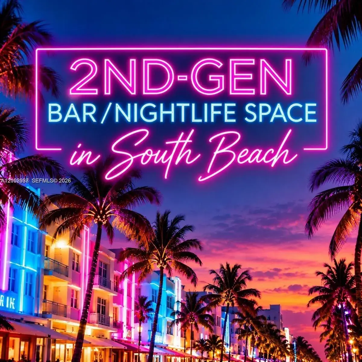 2nd-Generation Bar/Nightlife Space In South Beach, Miami Beach FL 33139