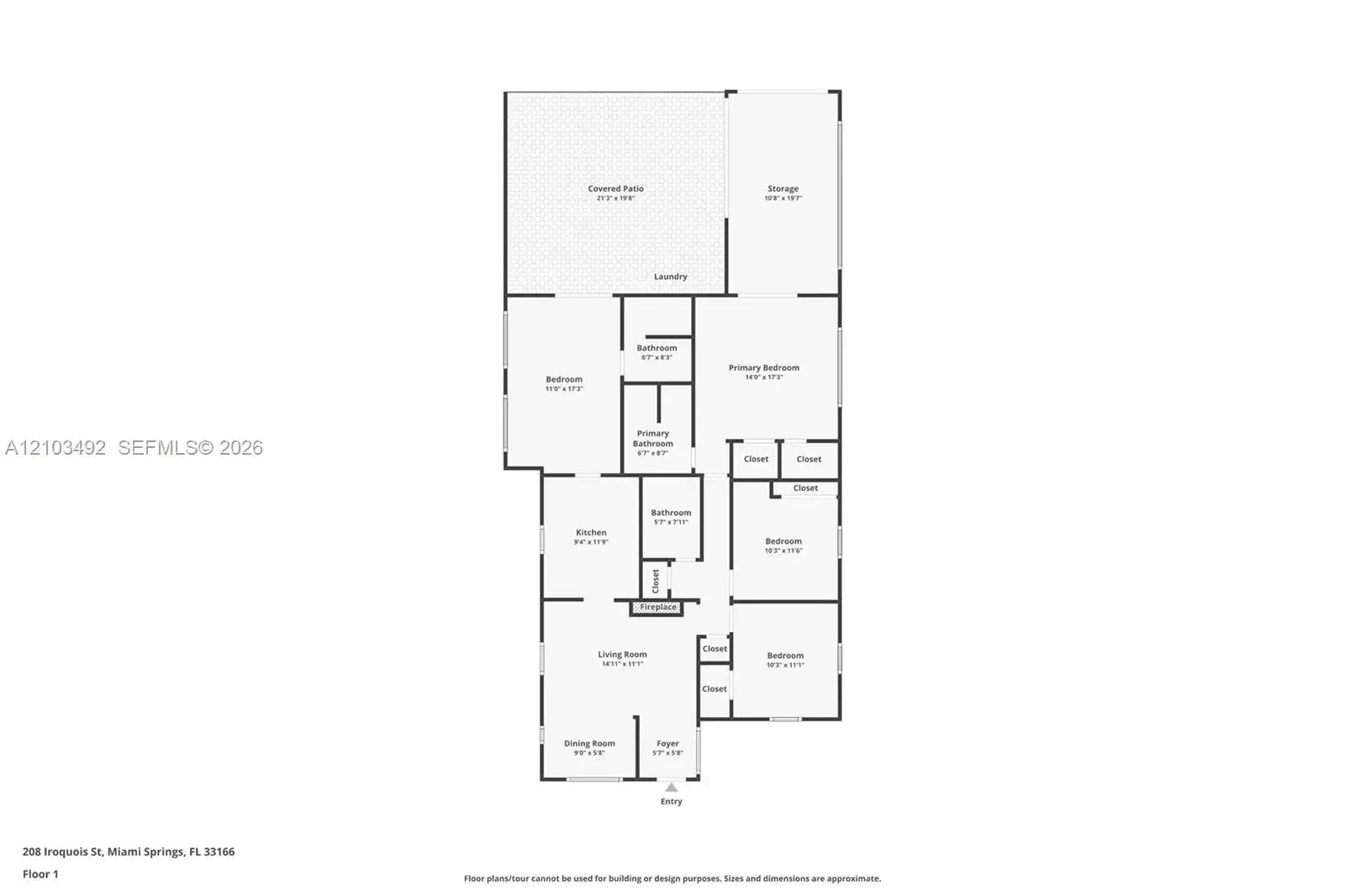 208 Iroquois St, Miami Springs FL 33166