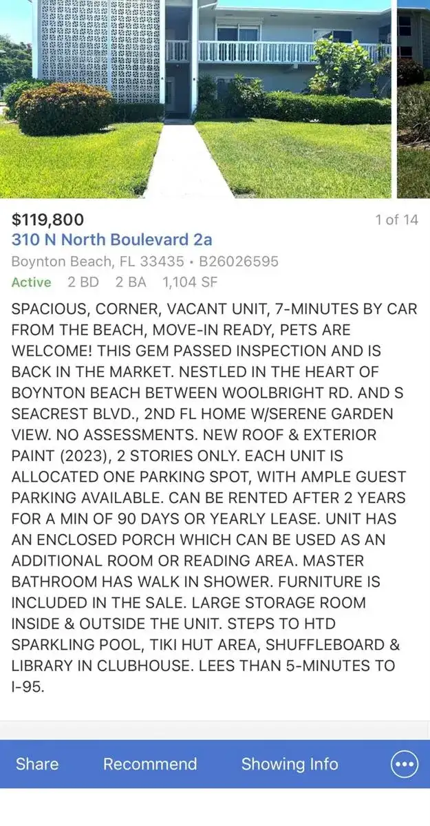 310 N North Boulevard # 2a, Boynton Beach FL 33435 photo 2