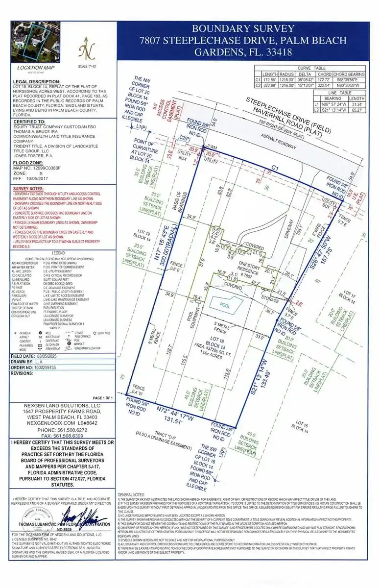 7807 Steeplechase Drive, Palm Beach Gardens FL 33418