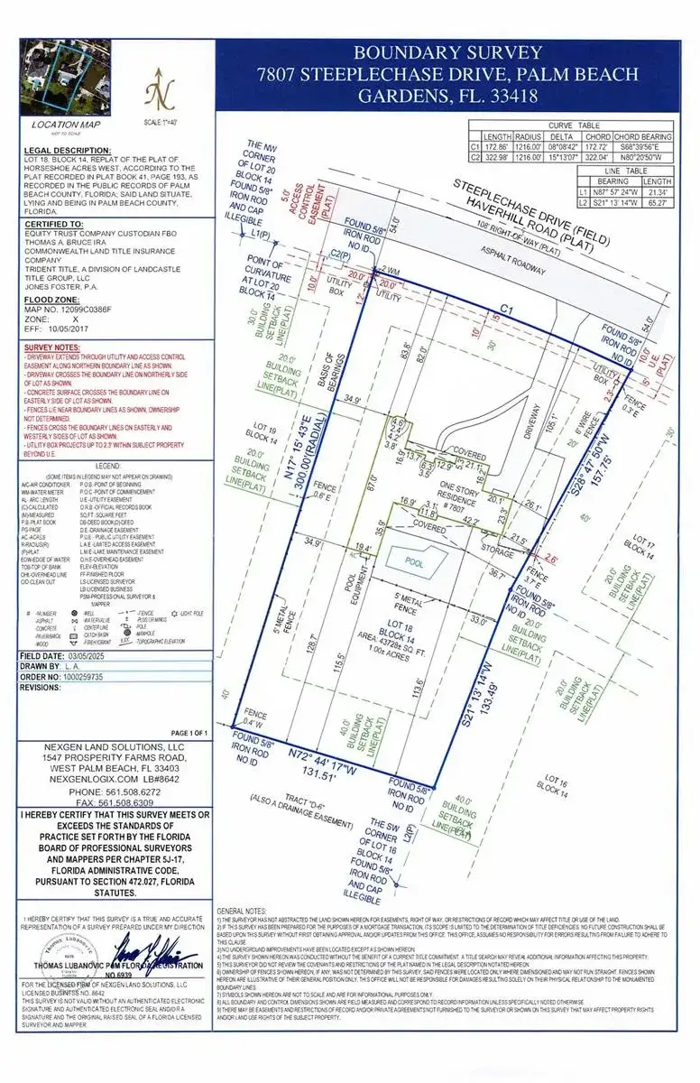 7807 Steeplechase Drive, Palm Beach Gardens FL 33418