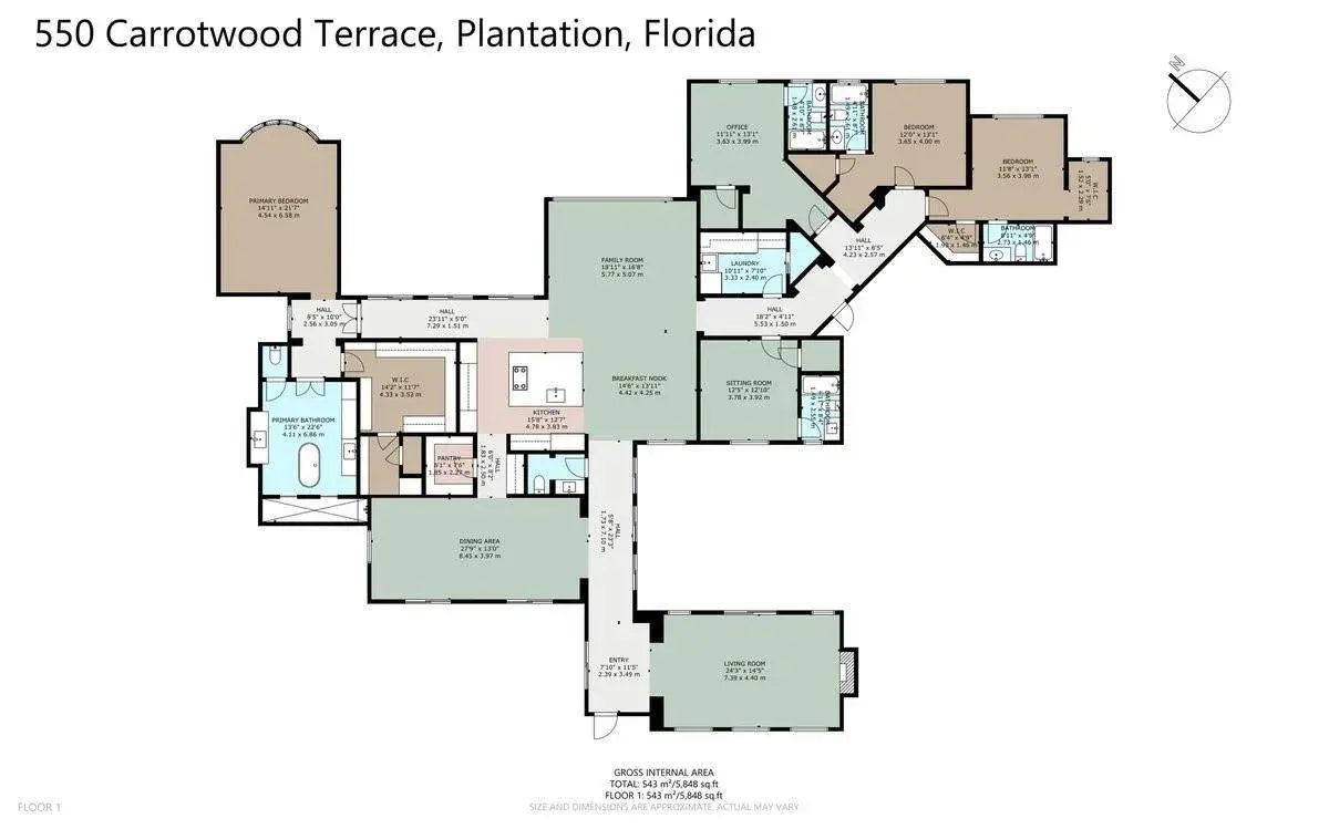 550 CARROTWOOD Terrace, Plantation FL 33324