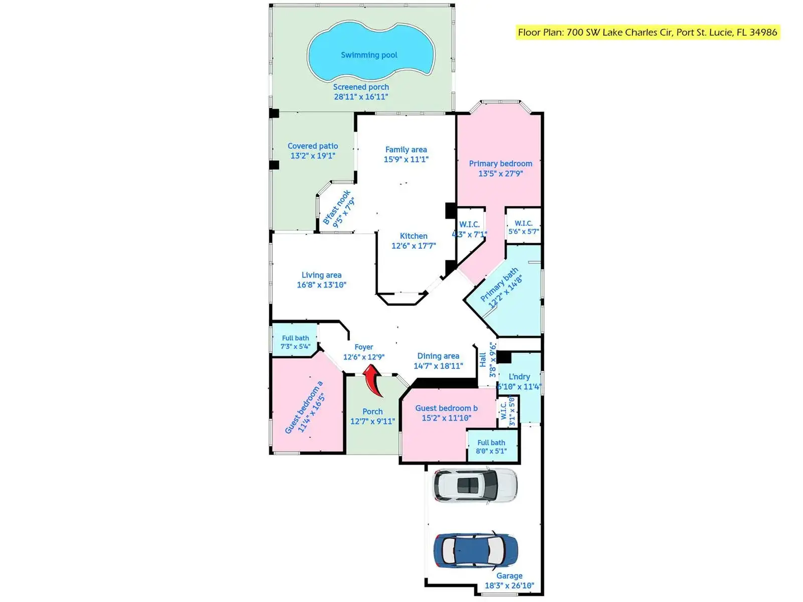 700 SW Lake Charles Circle, Port St. Lucie FL 34986 photo 3