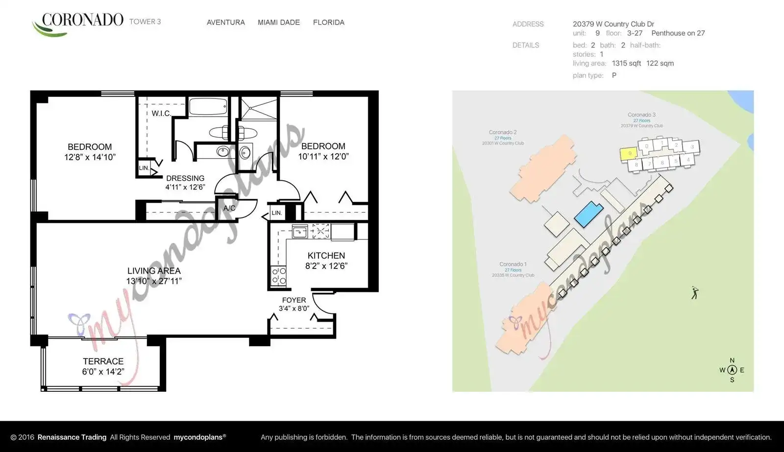 20379 W COUNTRY CLUB Drive # 1139, Aventura FL 33180
