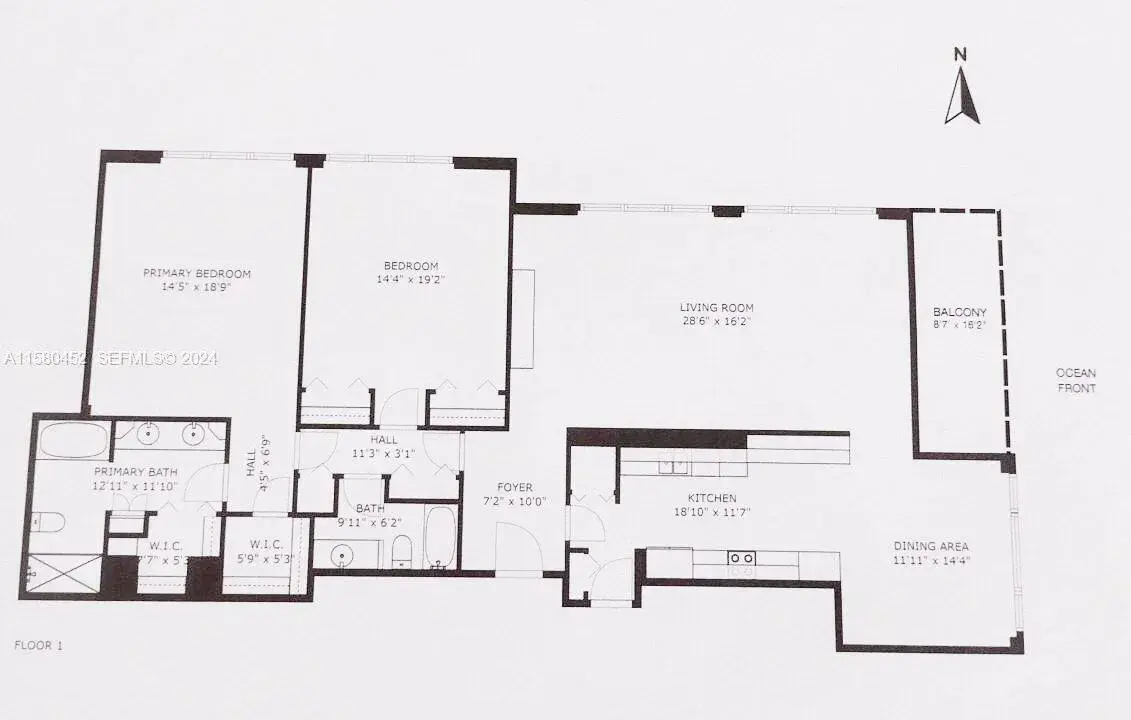 3900 N Ocean Drive # 2D, Lauderdale By The Sea FL 33308