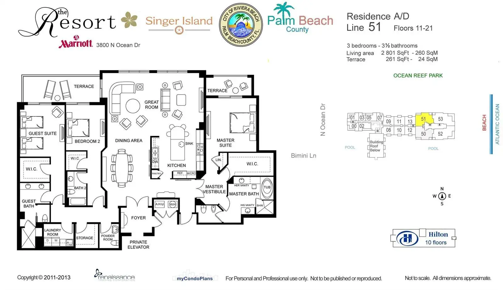 3800 N Ocean Drive # 1751, Singer Island FL 33404