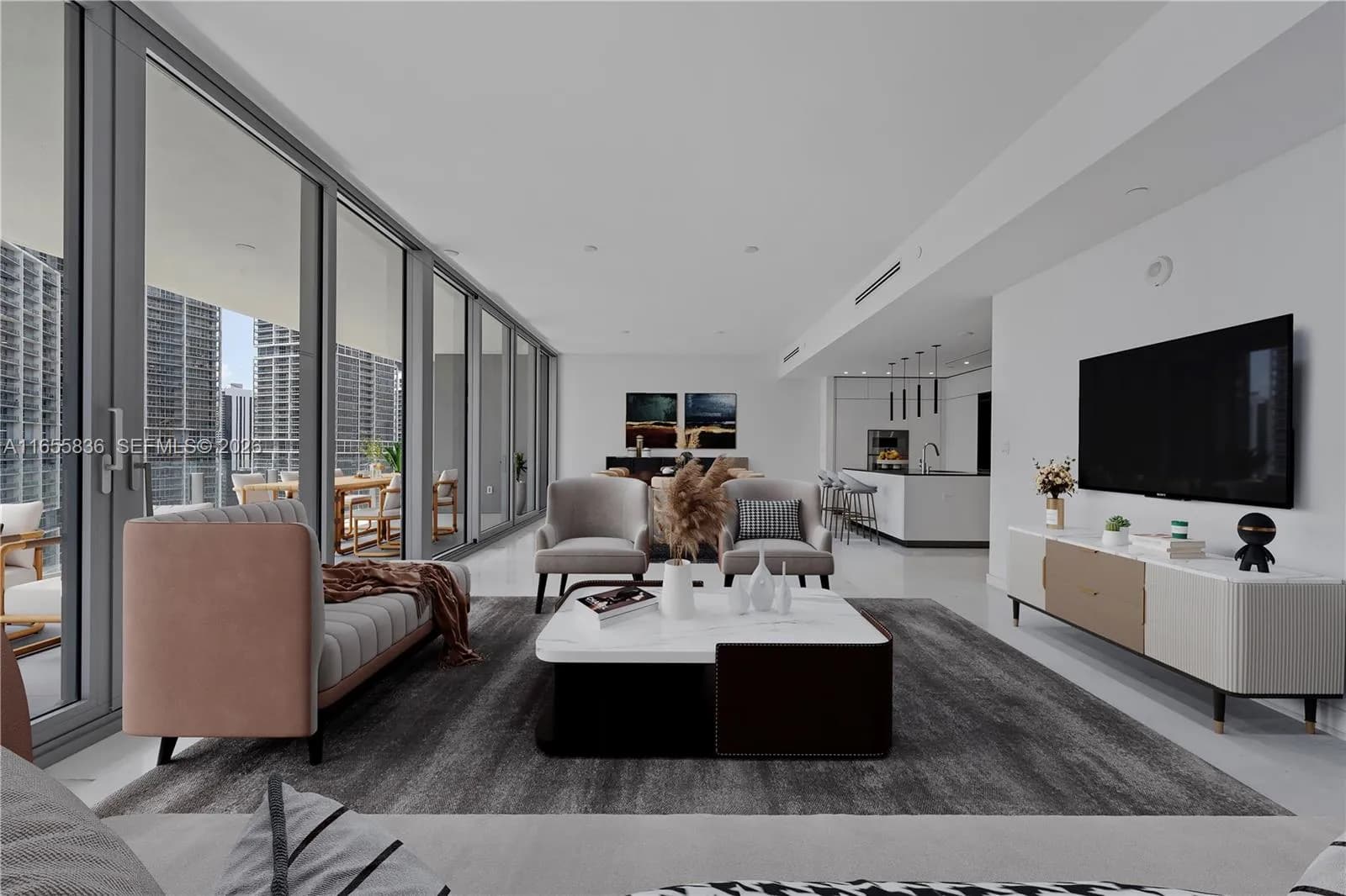 3 bedroom 3 bath for sale at 300 Biscayne Blvd Way # 2702, Miami FL 33131