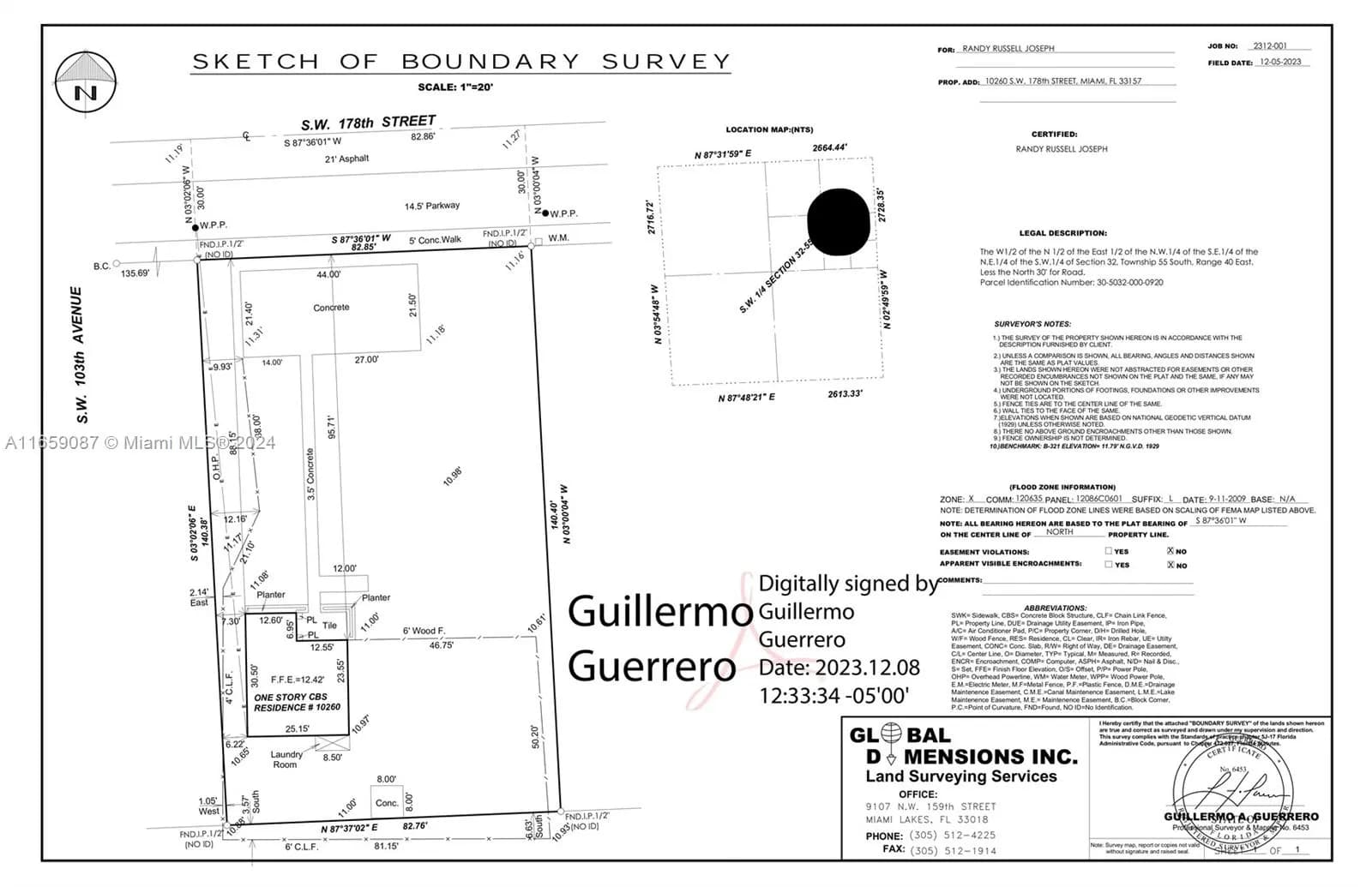 10260 SW 178th St, Unincorporated Dade County FL 33157