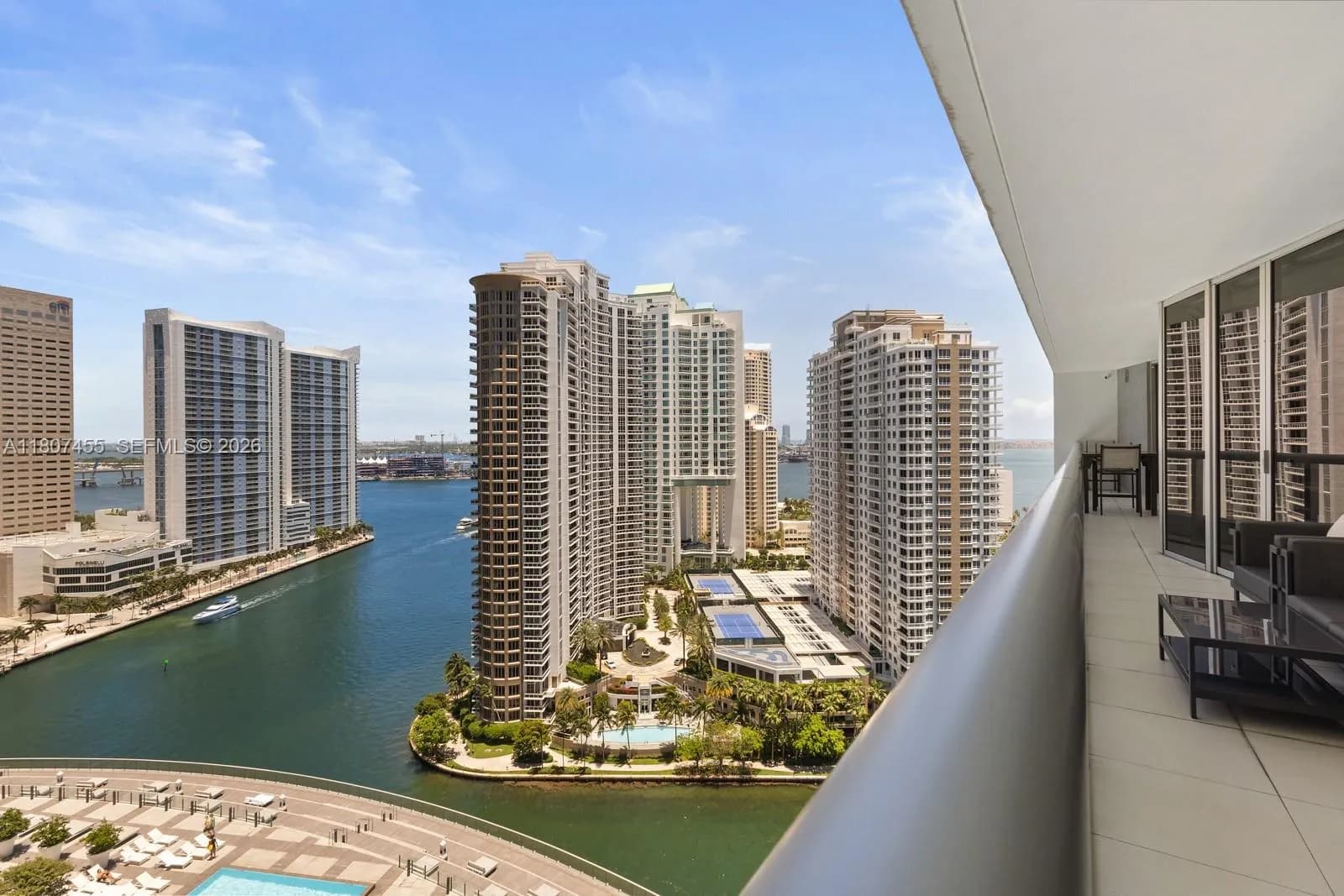 2 bedroom 2 bath for sale at 495 Brickell Ave # 2304, Miami FL 33131