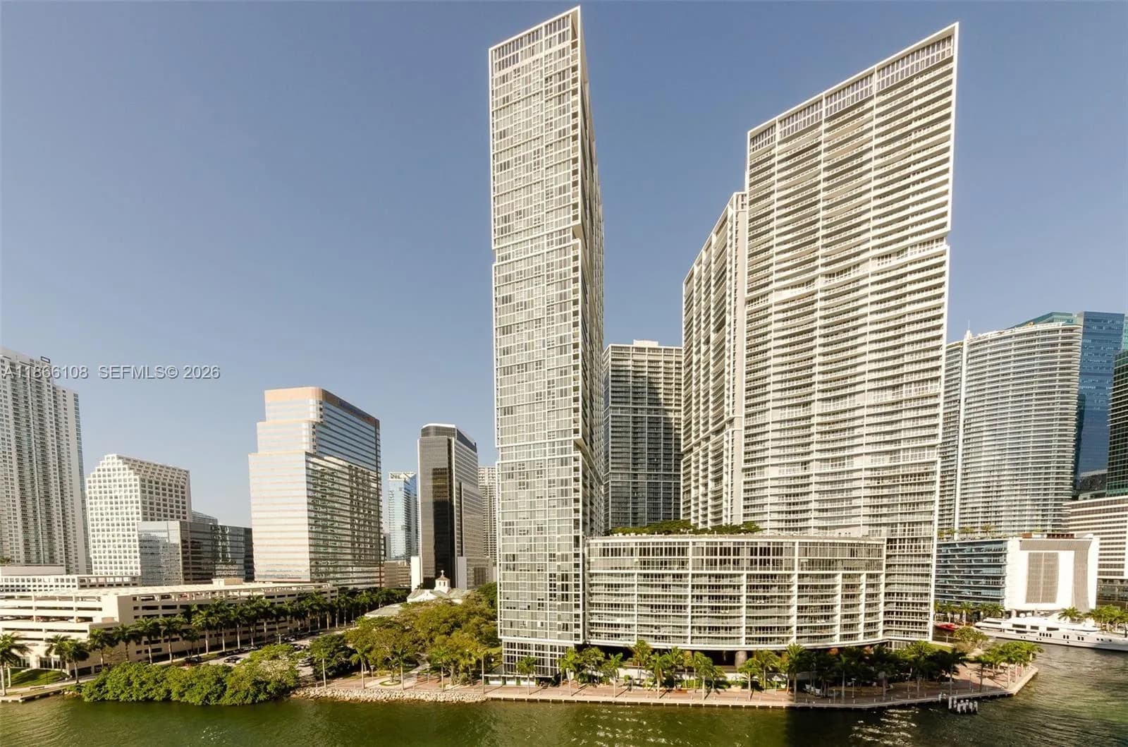 2 bedroom 2 bath for sale at 495 Brickell Ave # 3504, Miami FL 33131