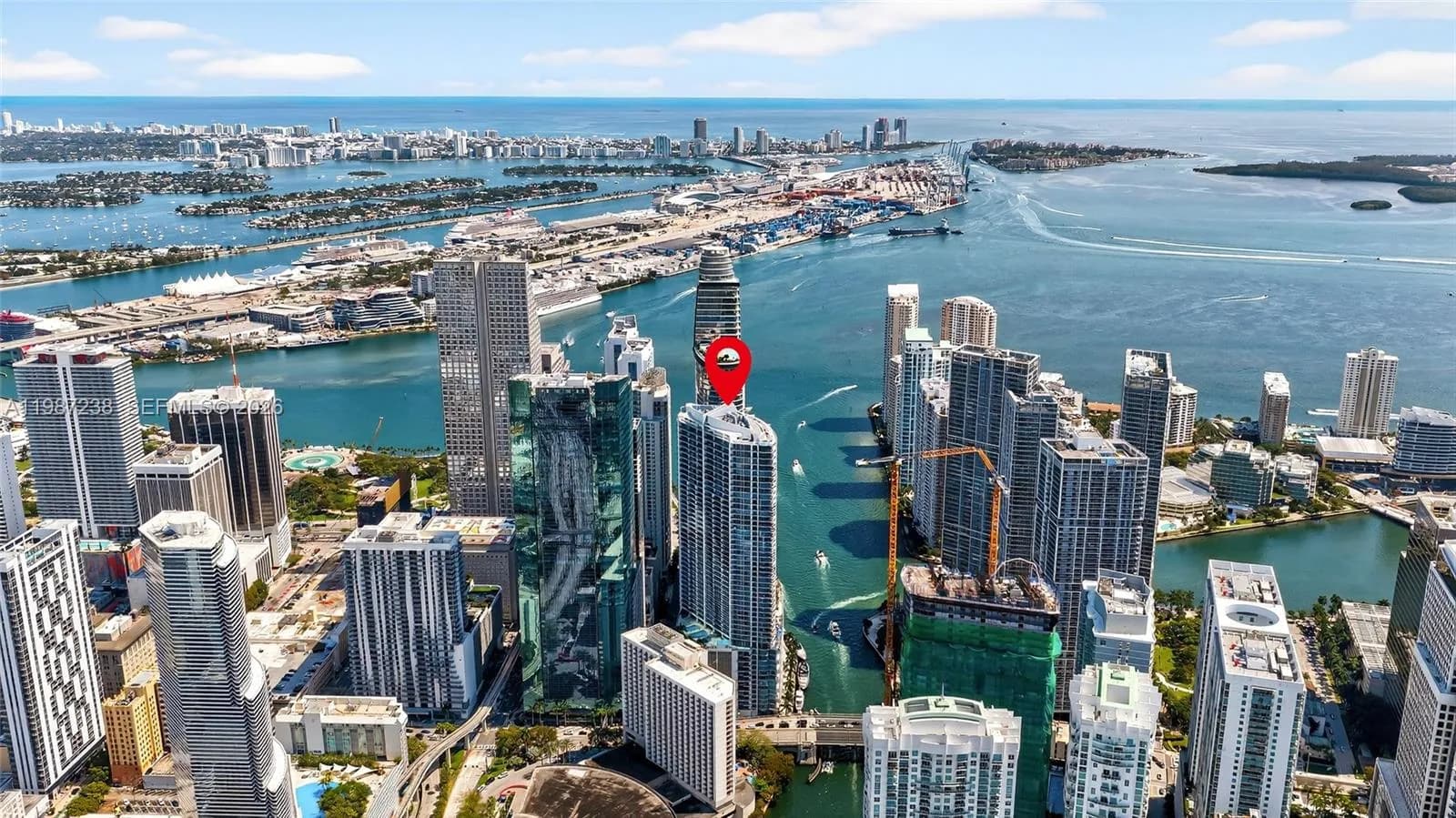 2 bedroom 2 bath for sale at 200 Biscayne Boulevard Way # 5010, Miami FL 33131