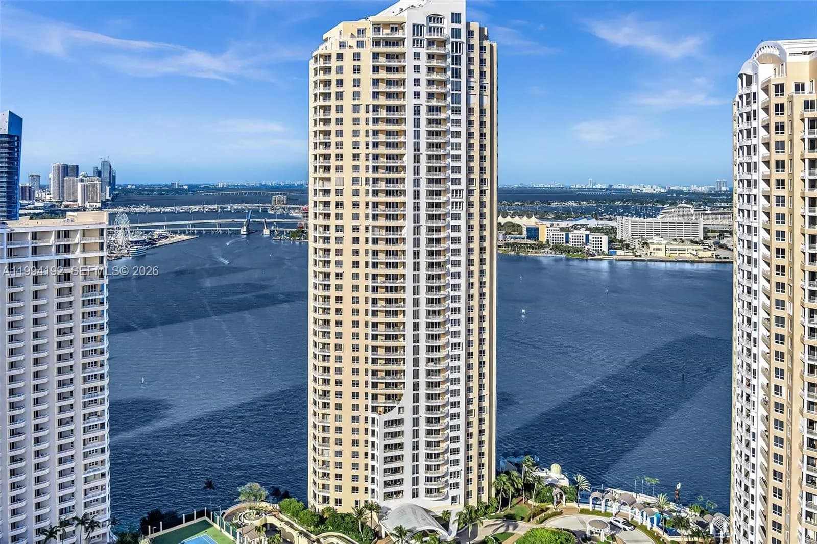 2 bedroom 2 bath for sale at 848 Brickell Key Dr # 2702, Miami FL 33131