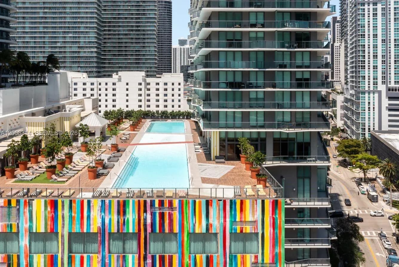 1 bedroom 1 bath for sale at 1300 S Miami Ave # 2907, Miami FL 33130