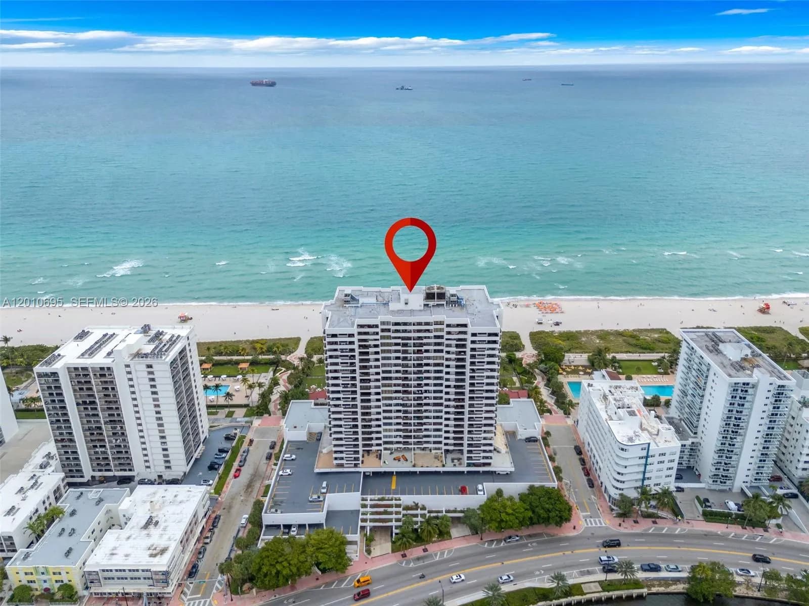 2 bedroom 2 bath for sale at 2555 Collins Ave # 2401, Miami Beach FL 33140