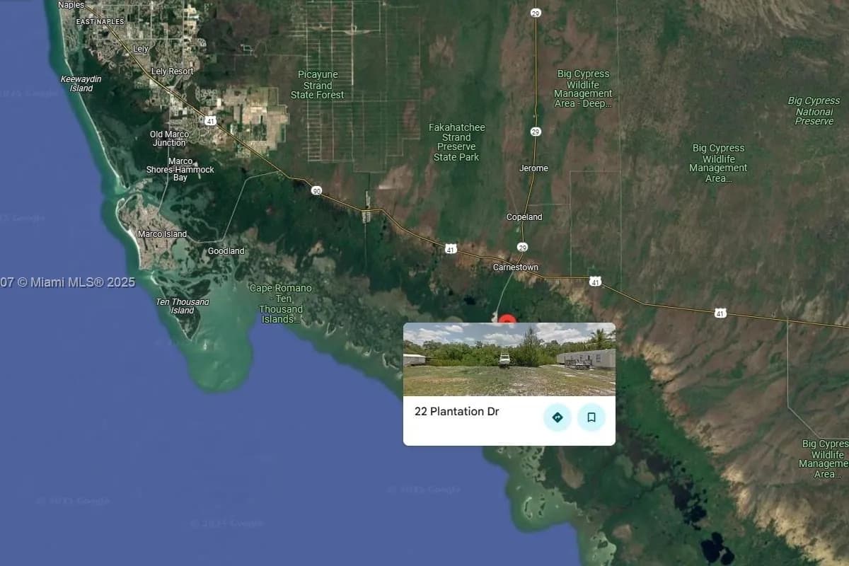 22 PLANTATION DR, Everglades City FL 34139