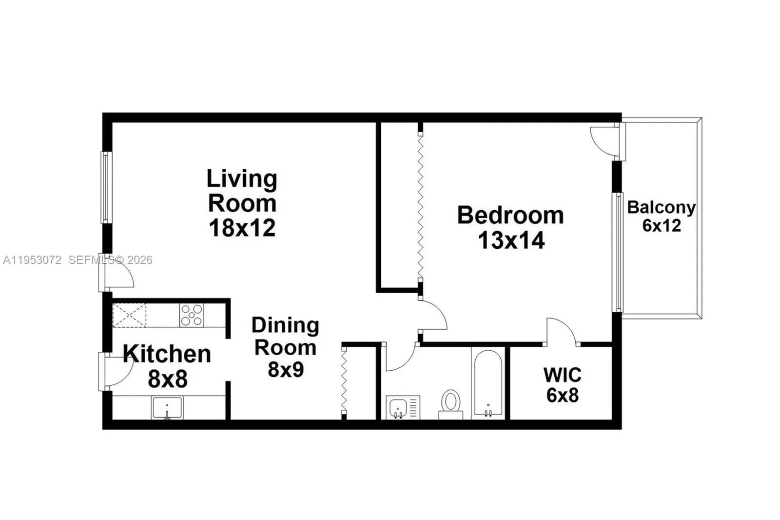 12590 NE 16th Ave # 208, North Miami FL 33161