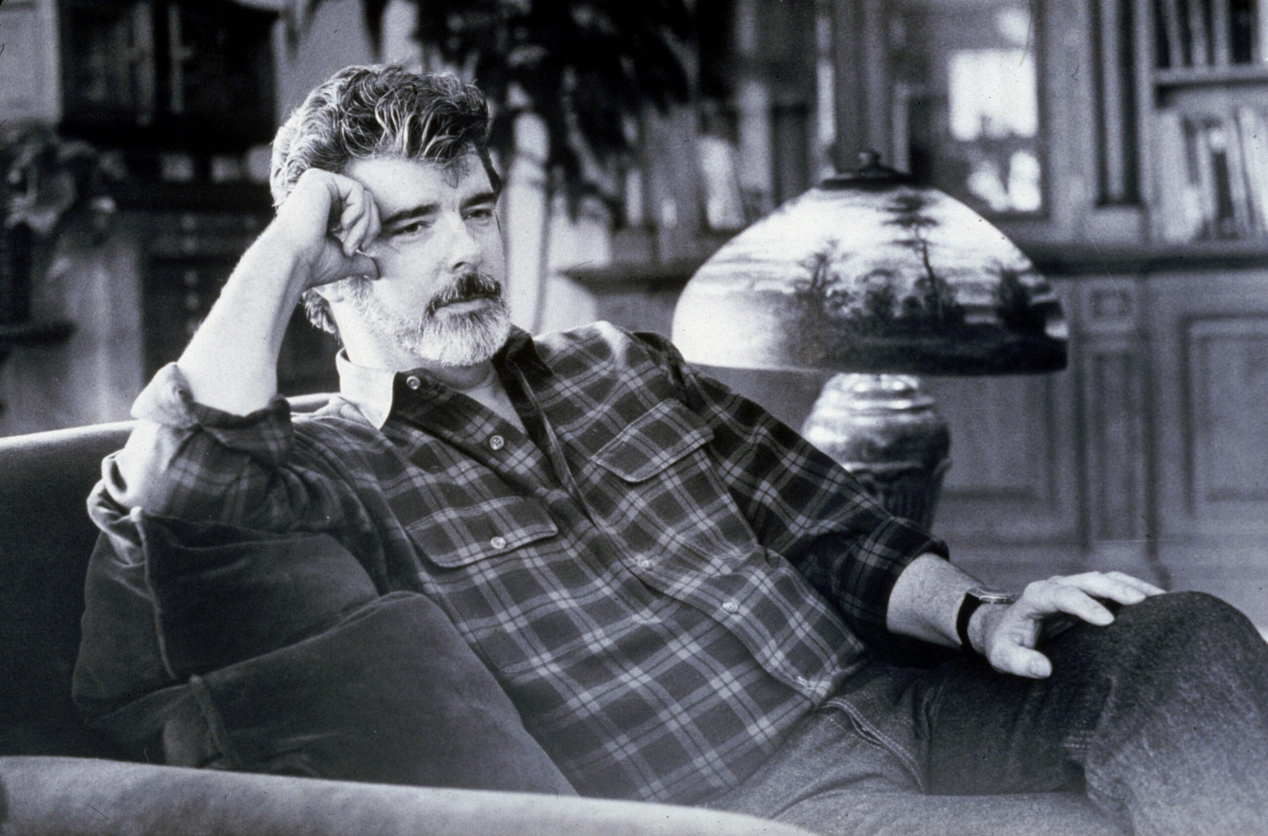 American director and producer George Lucas at Skywalker Ranch, Marin County, California, 22nd January 1992. (Photo by Jim Wilson/New York Times Co./Getty Images)