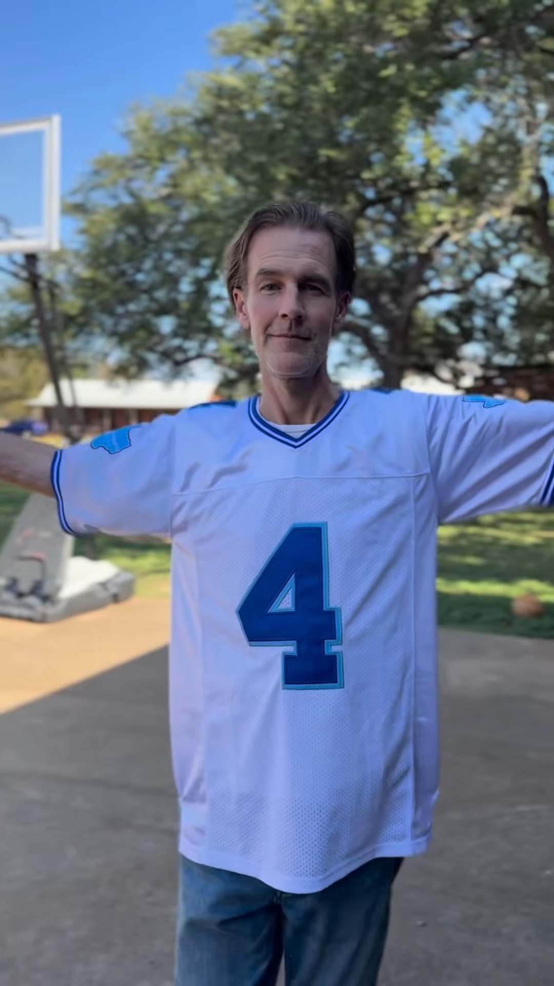 James Van Der Beek Looks ‘Strong’ and Healthy as He Plays Football at His Austin Home Amid Stage 3 Cancer Battle