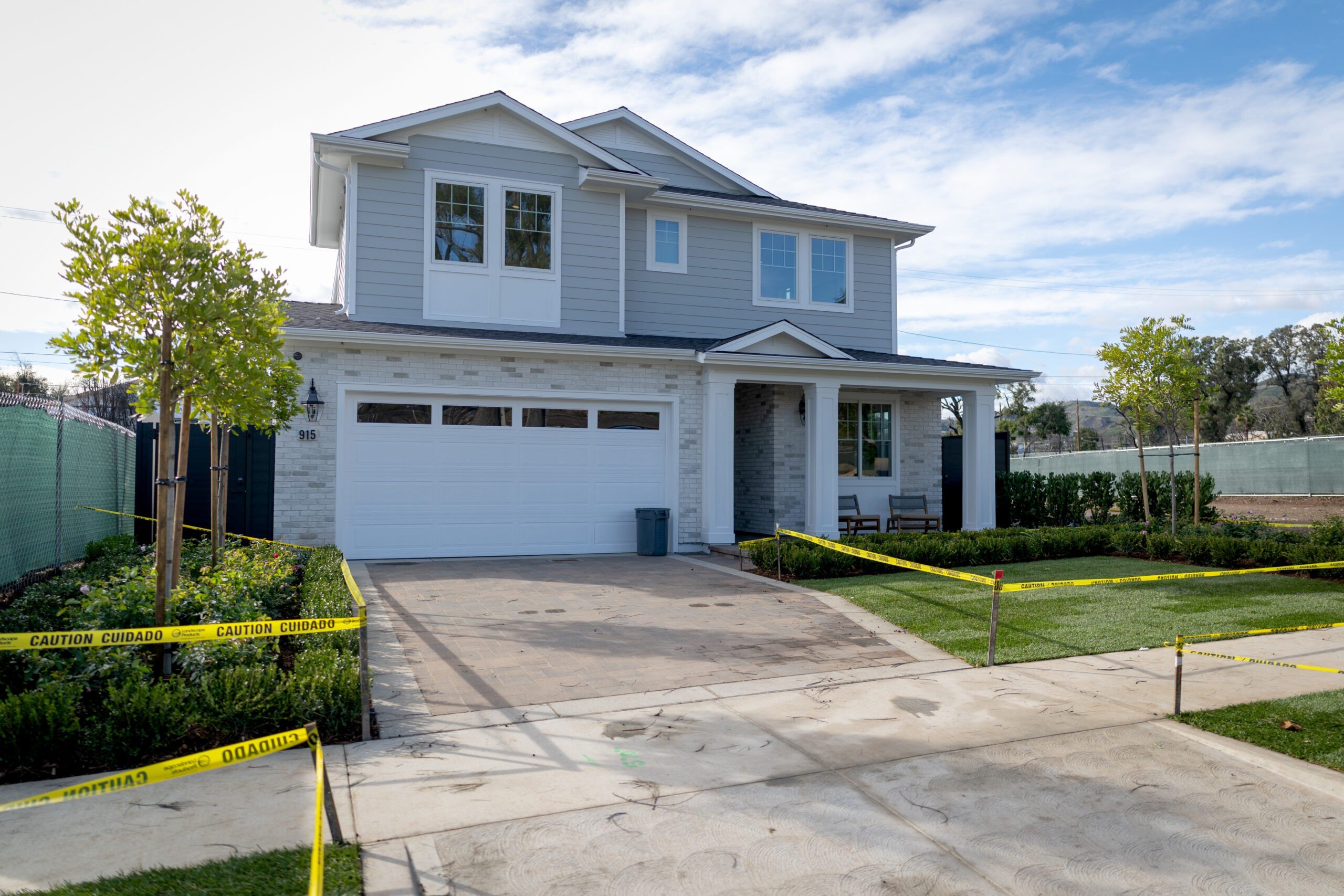 The first rebuilt home in Pacific Palisades