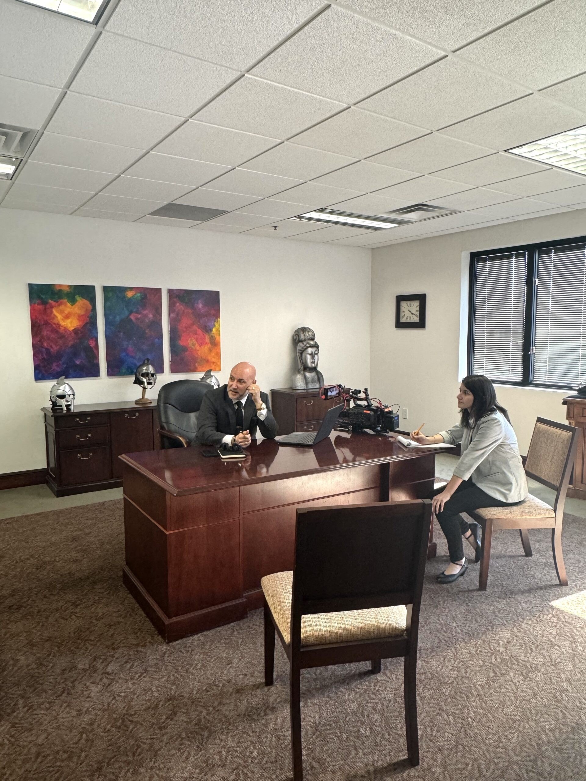 “The Real Estate Commission” star Todd J. Drowlette works out of his Saratoga Springs, NY lake house when not in his Albany, NY office.