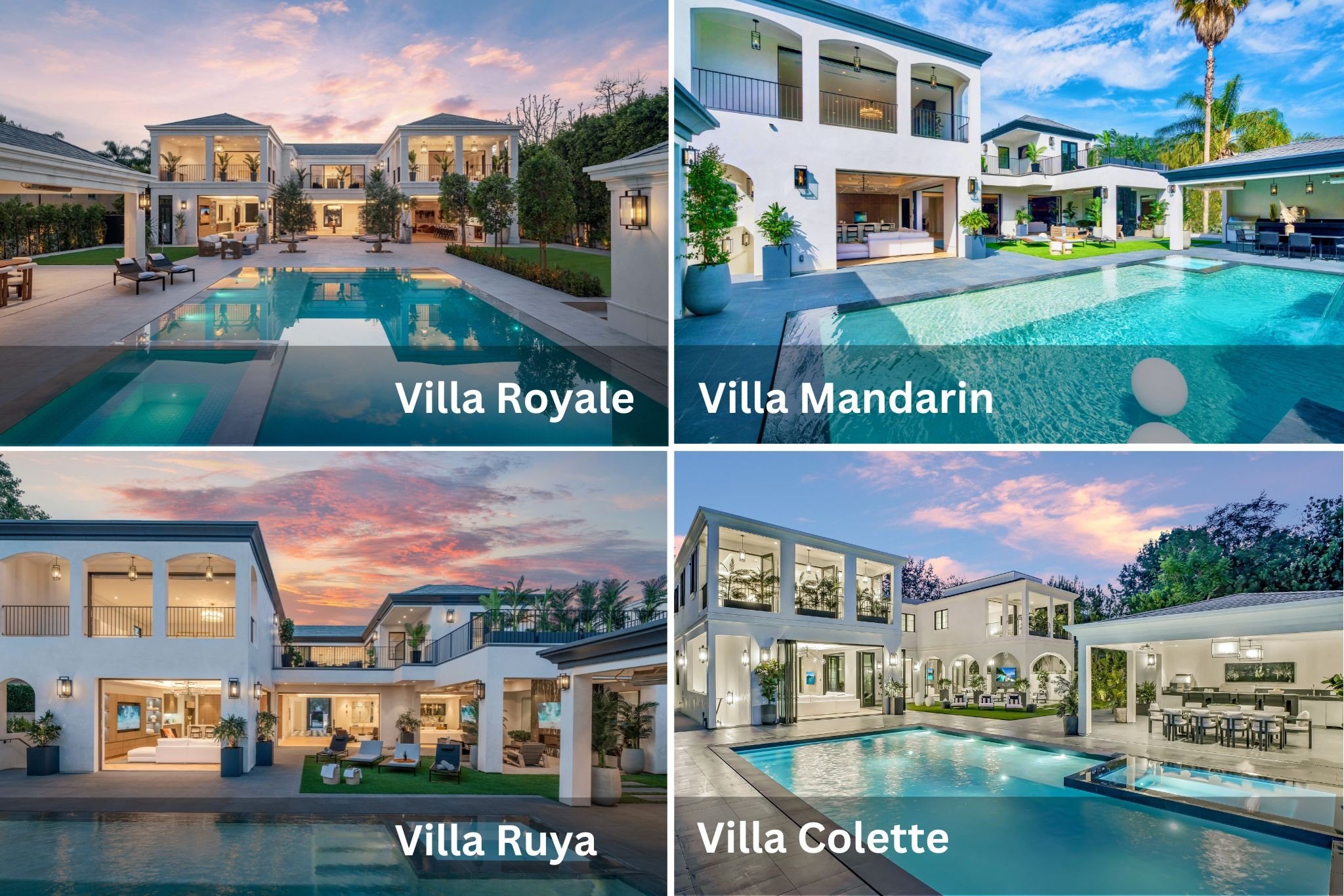Some of these LA luxury estates have already been booked for the 2028 Olympics.