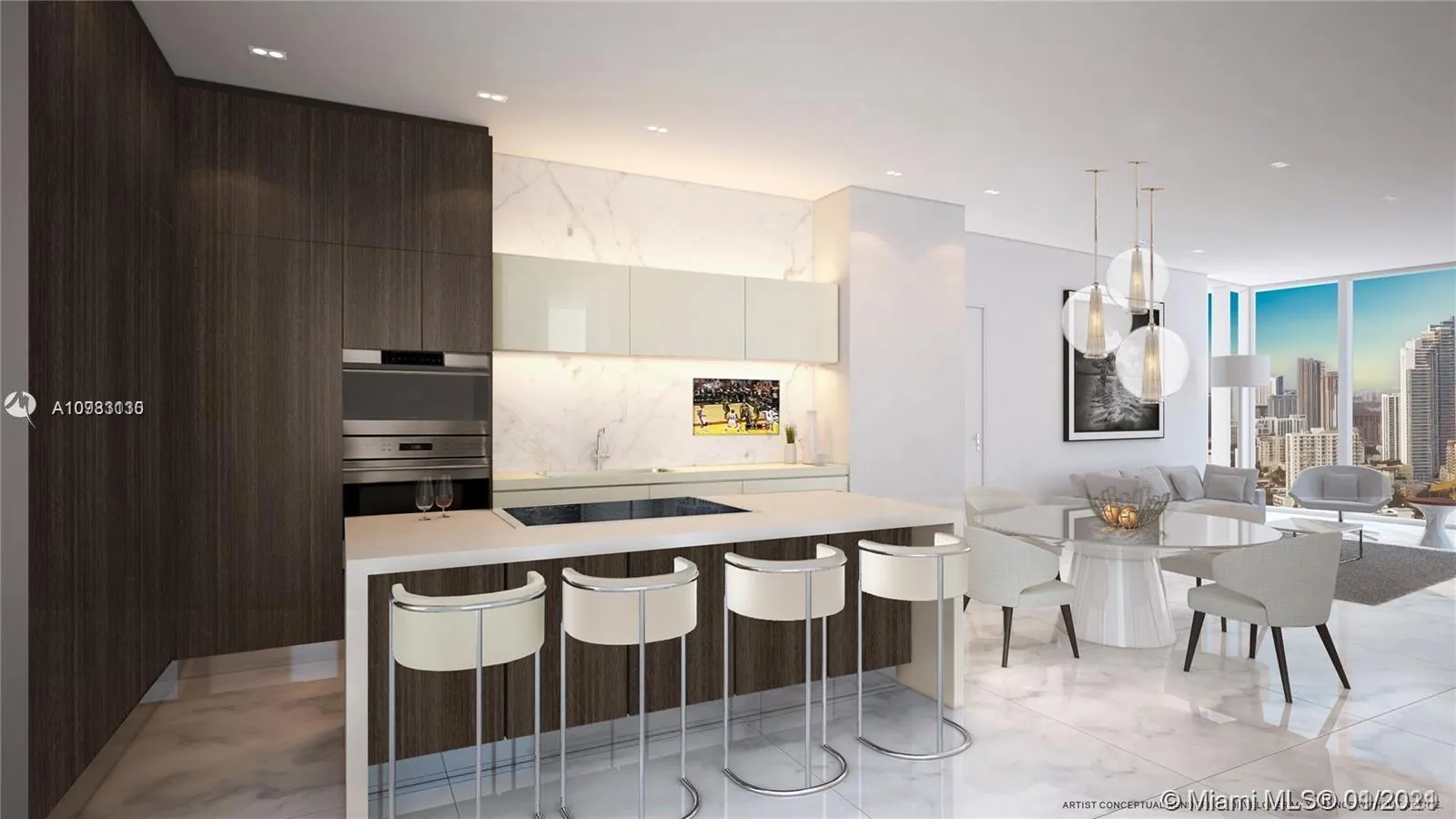 1 bedroom 2 bath for sale at 851 NE 1ST Ave # 1206, Miami FL 33132