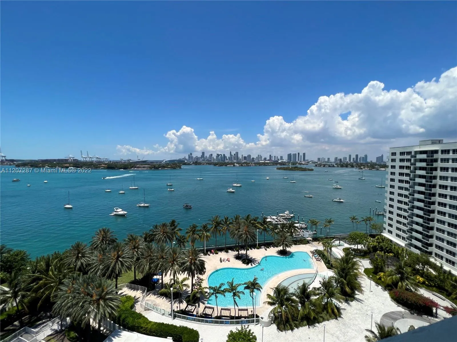 3 bedroom 2 bath for sale at 1500 Bay Rd # 1414S, Miami Beach FL 33139