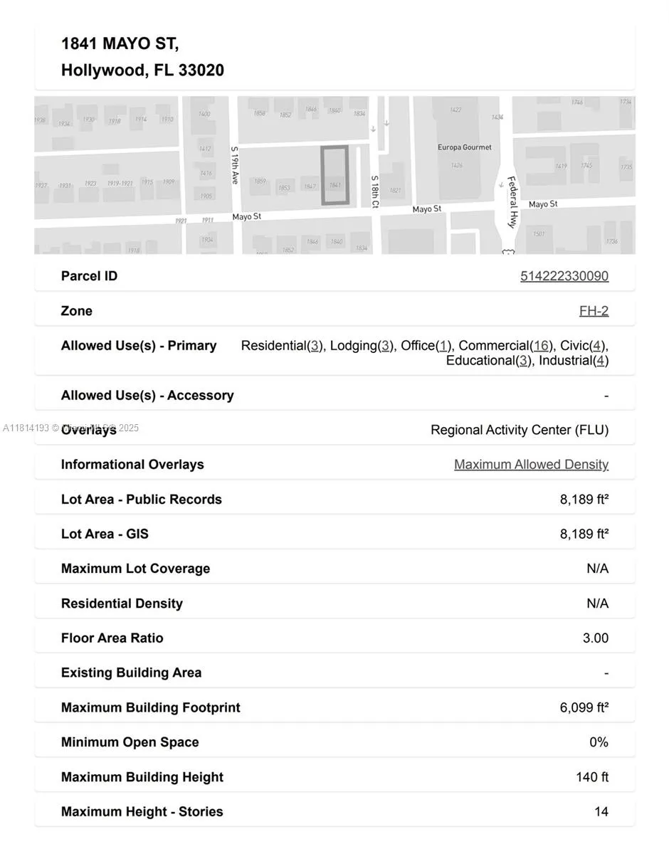 1841 Mayo St, Hollywood FL 33020