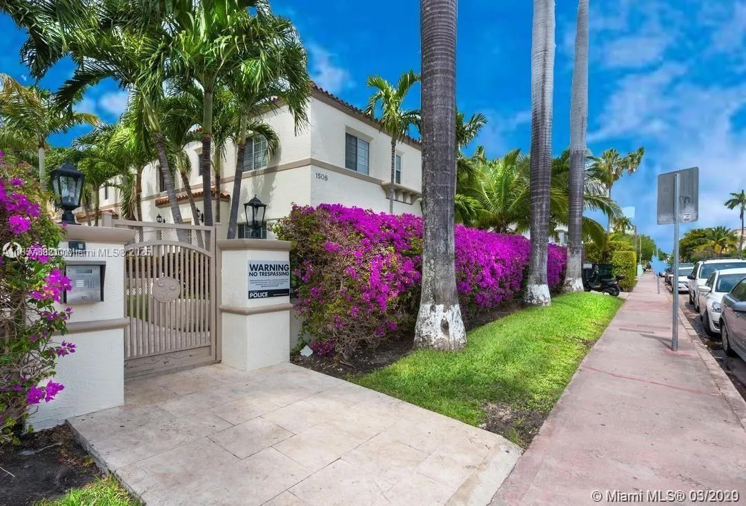 1 bedroom 1 bath for sale at 1508 Pennsylvania Ave # 10B, Miami Beach FL 33139