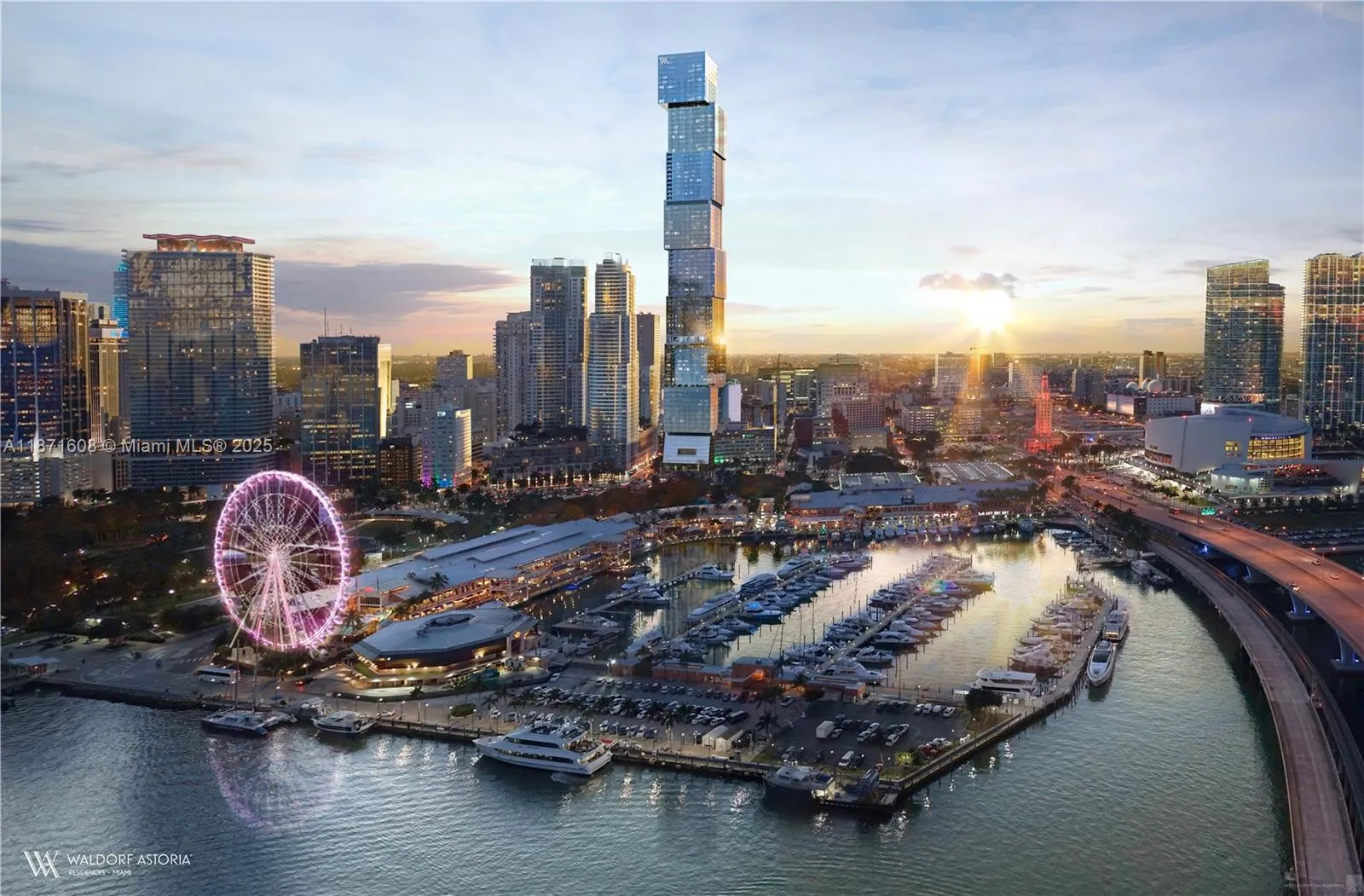 1 bedroom 2 bath for sale at 300 N Biscayne Blvd # 8105, Miami FL 33132