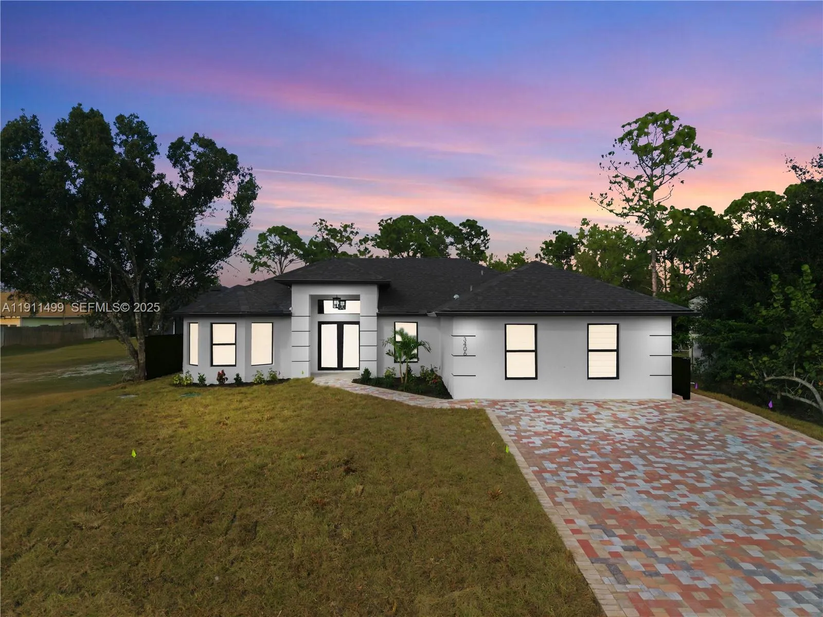 4 bedroom 3 bath for sale at 3406 SW 25, Lehigh Acres FL 33976