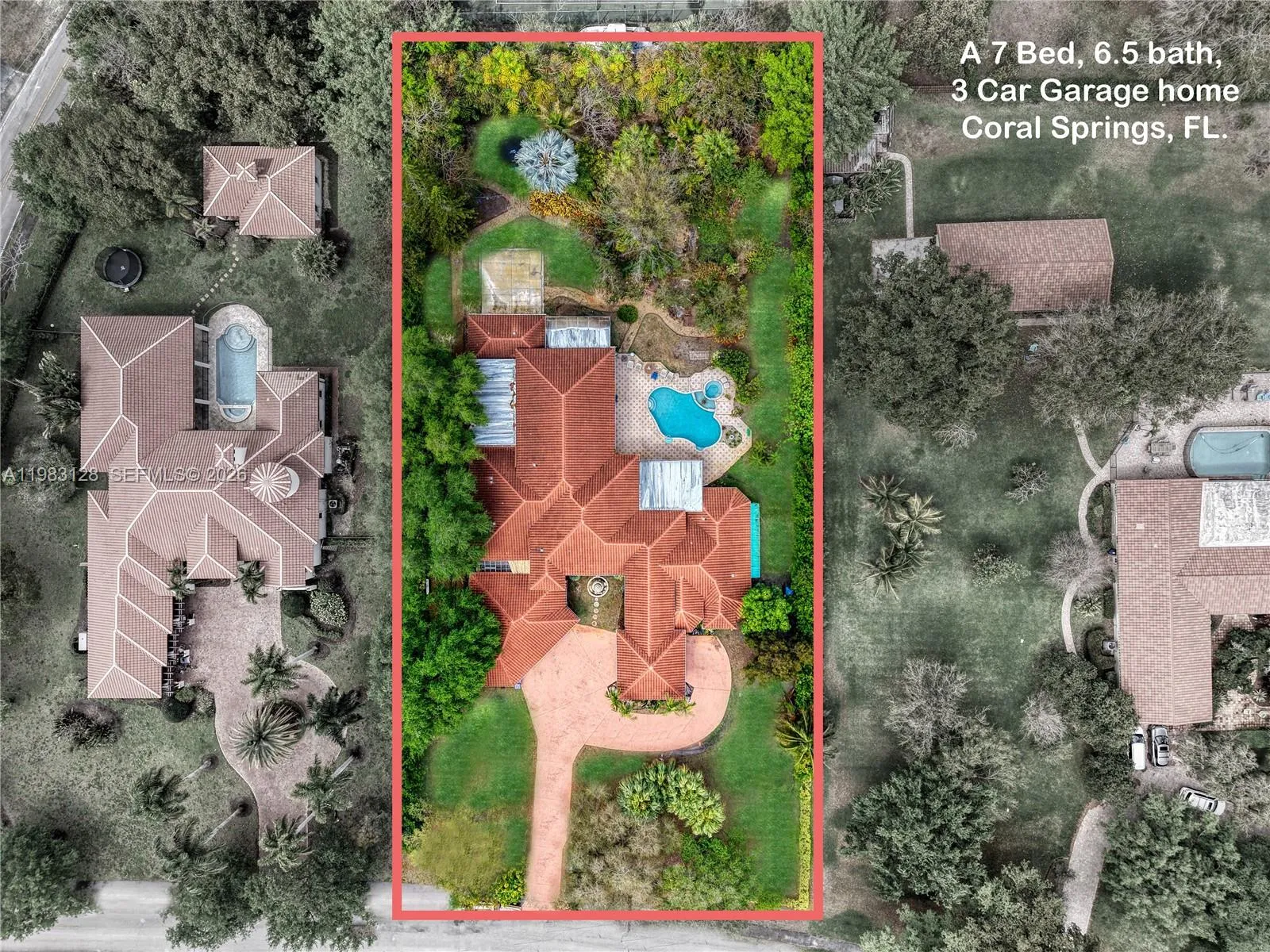 7 bedroom 6 bath for sale at 9675 NW 39th Ct, Coral Springs FL 33065