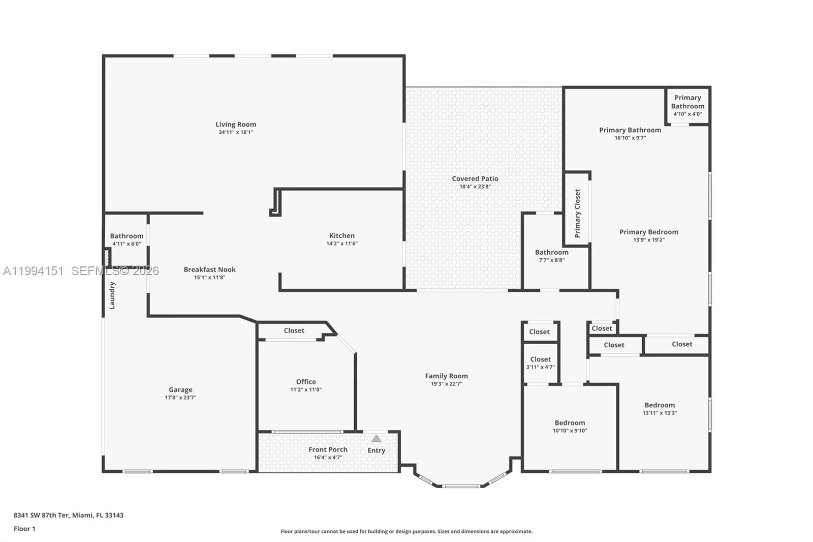 8341 SW 87th Ter, Miami FL 33143