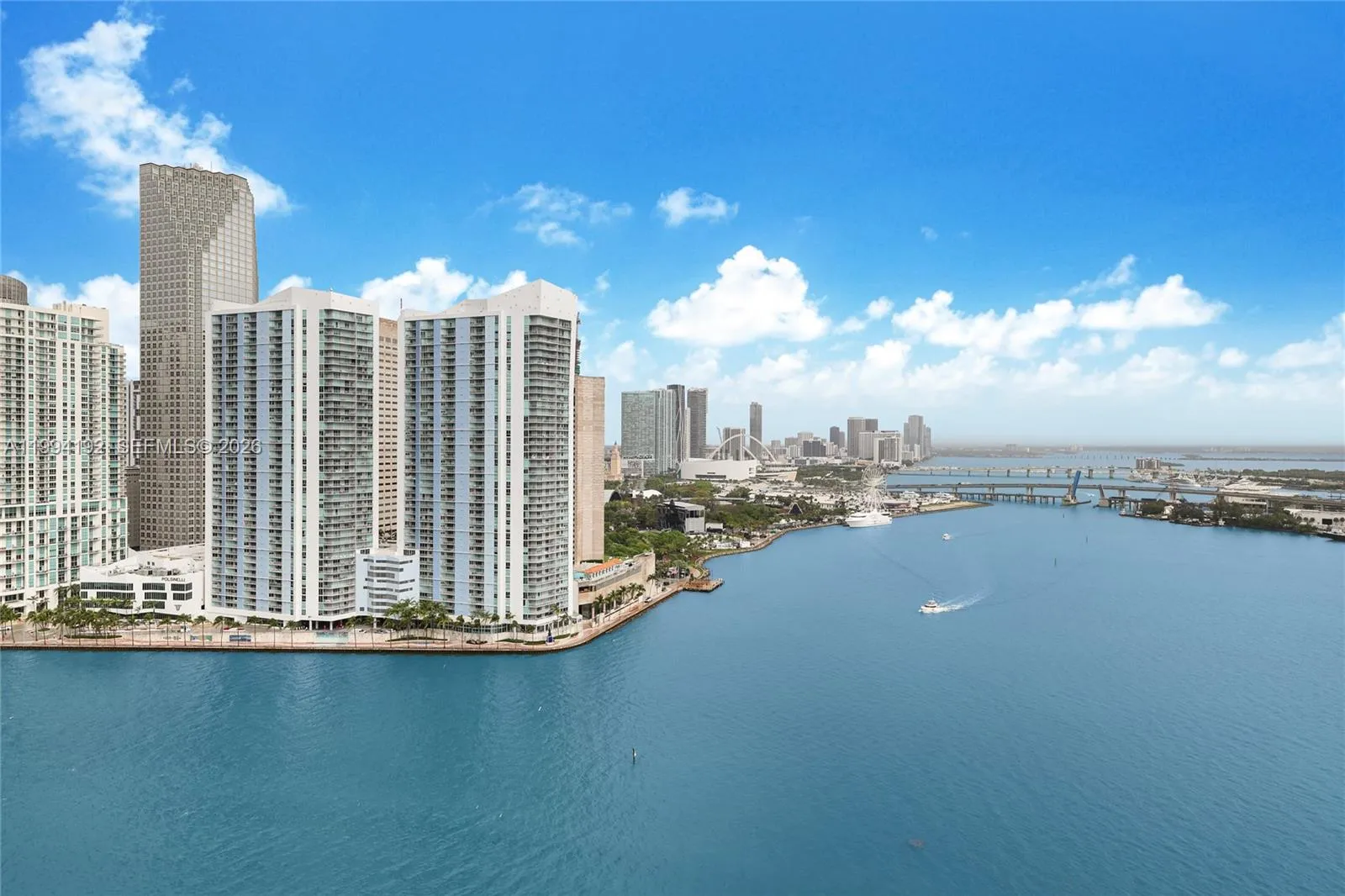 1 bedroom 2 bath for sale at 848 Brickell Key Dr # 2702, Miami FL 33131