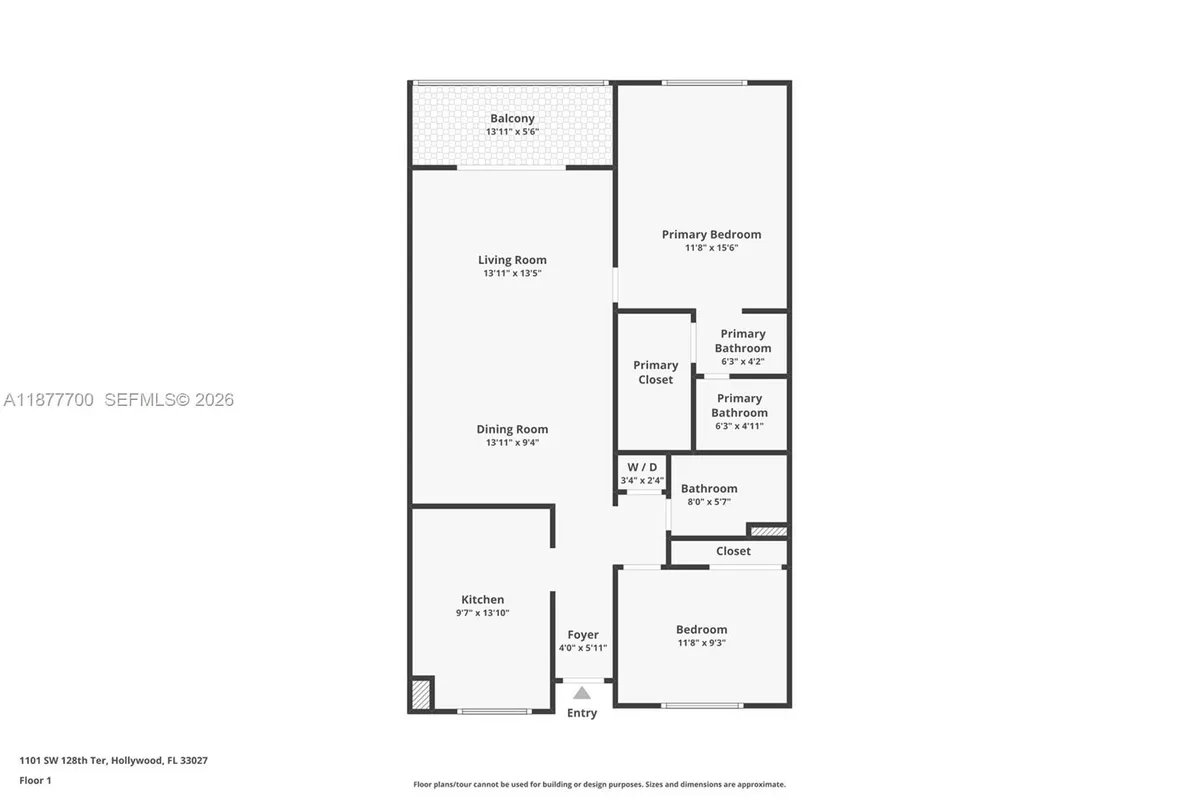 1101 SW 128th Ter # 309C, Pembroke Pines FL 33027