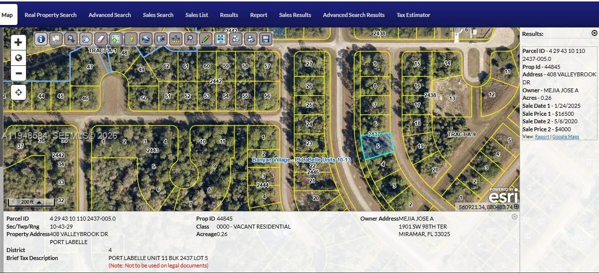 414 Valleybrook Drive, La Belle FL 33935