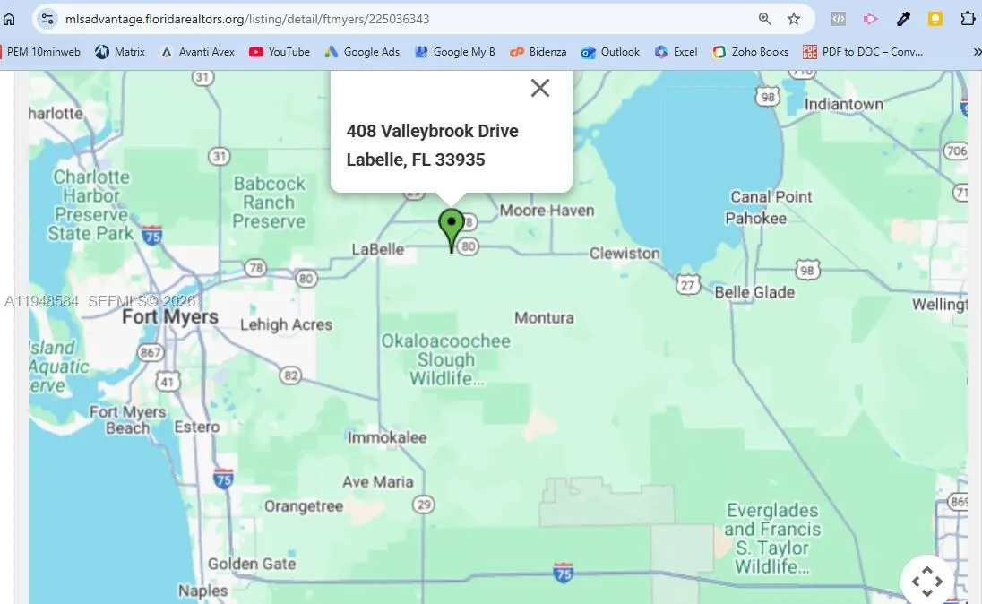 414 Valleybrook Drive, La Belle FL 33935