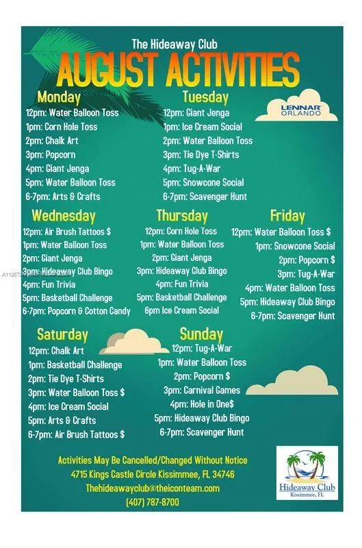 4741 Clock Tower DR # 206, Kissimmee FL 34746