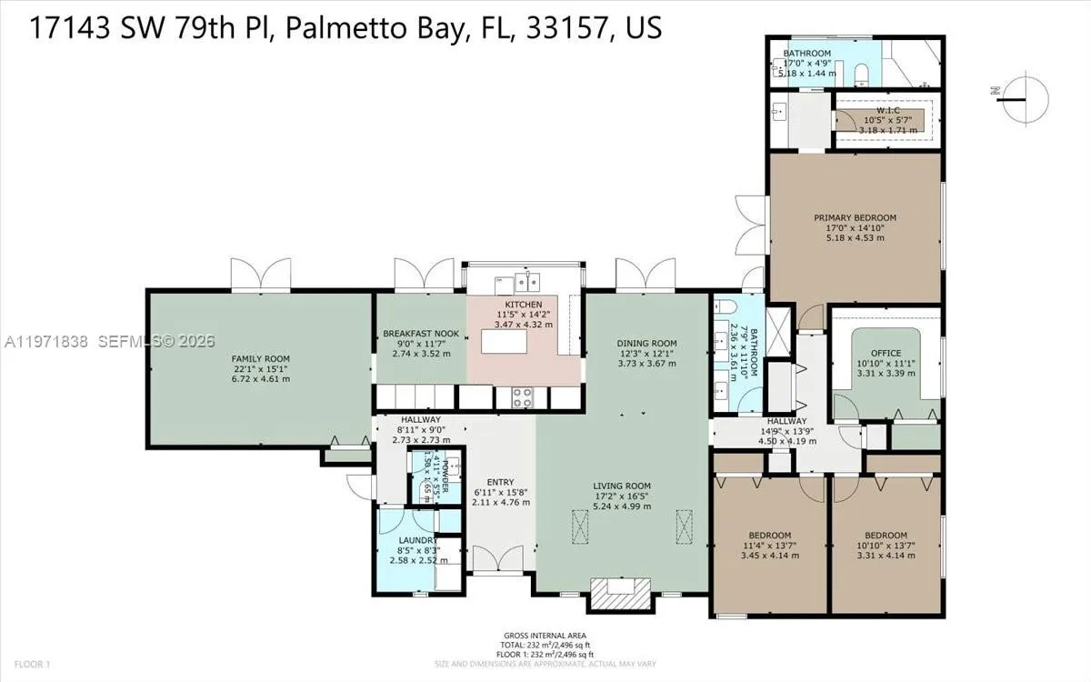 17143 SW 79th Pl, Palmetto Bay FL 33157