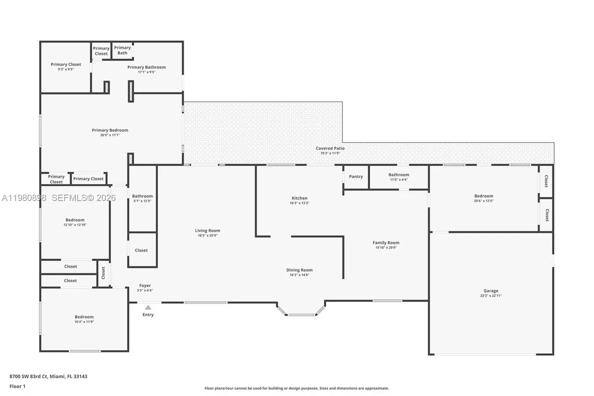 8700 SW 83rd Ct, Miami FL 33143